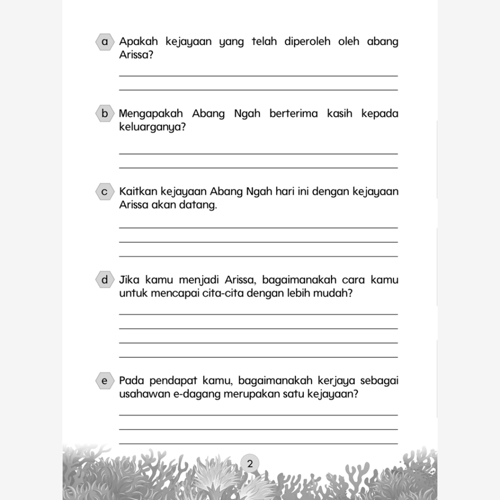 Bahasa Melayu KBAT Tahun 5 - Aras Ilmu