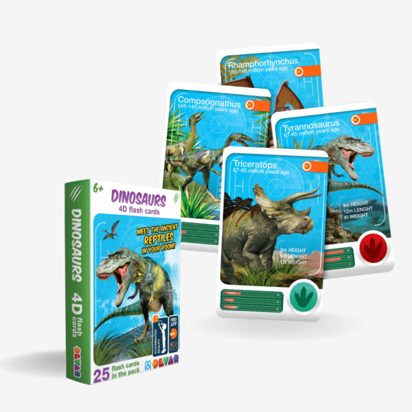 Flash Card - 4D Encyclopedia Of Dinosaurs