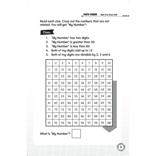 Nombor hingga 100 | Buku Latihan Asas Matematik - Image 5